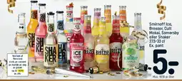 REMA 1000 Smirnoff Ice, Breezer, Cult Moka, Somersby eller Shaker tilbud