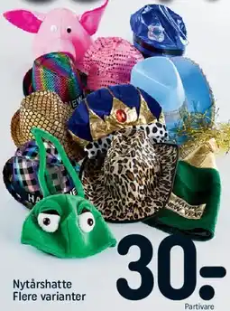 REMA 1000 Nytårshatte tilbud