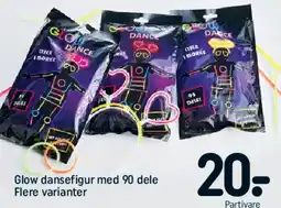 REMA 1000 Glow dansefigur (90 dele) tilbud