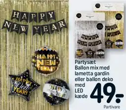 REMA 1000 Partysæt / Ballon mix tilbud
