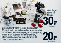 REMA 1000 Diskokugler og nytårspynt tilbud