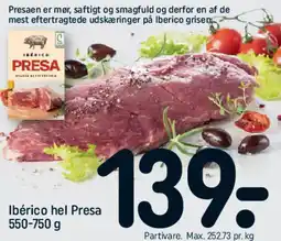 REMA 1000 Ibérico hel Presa tilbud