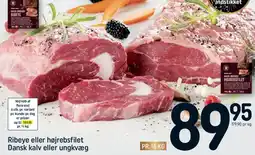 REMA 1000 Ribeye eller højrebsfilet tilbud