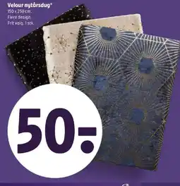 Coop 365 Velour nytårsdug tilbud