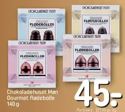 REMA 1000 Chokoladehuset Møn Gourmet flødeboller tilbud