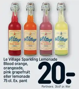 REMA 1000 Le Village Sparkling Lemonade tilbud