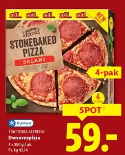 Lidl Stonebaked Pizza Salami tilbud