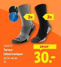 Lidl Termo-løbestrømper tilbud