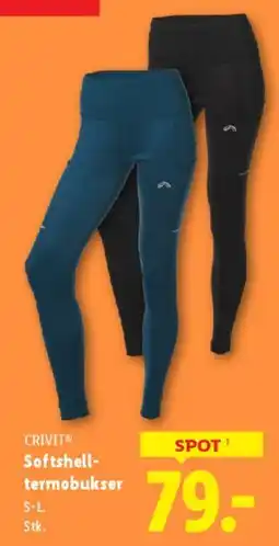 Lidl Softshell-termobukser tilbud