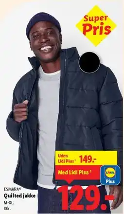 Lidl Quiltet jakke tilbud