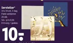 Coop 365 Servietter tilbud