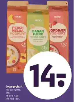 Coop 365 Coop yoghurt tilbud