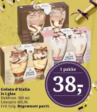 Gelato d'Italia is i glas
