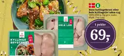 Dagli'Brugsen Rose kyllingebryst eller hele kyllingelår uden ryg tilbud