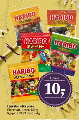 Dagli'Brugsen Haribo slikpose tilbud