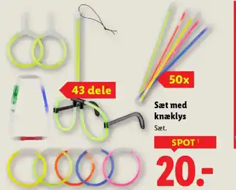 Lidl Sæt med knæklys tilbud