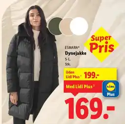 Lidl ESMARA® Dynejakke tilbud