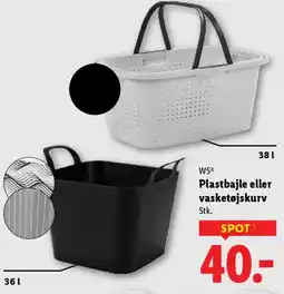 Lidl W5Ⓡ Plastbajle eller vasketøjskurv tilbud