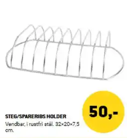 XL-BYG Steg/spareribs holder tilbud