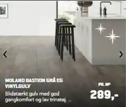 XL-BYG Moland Bastion grå eg vinylguly tilbud