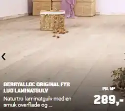 XL-BYG Berryalloc Original fyr lud laminatgulv tilbud
