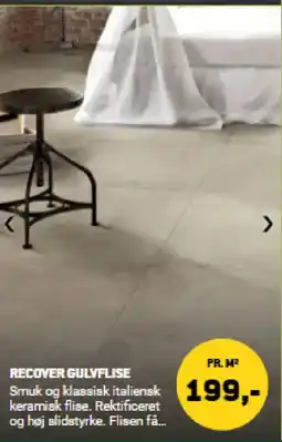 XL-BYG Recover gulvflise tilbud