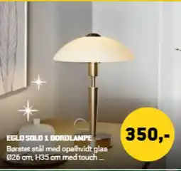 XL-BYG Eglo solo 1 bordlampe tilbud