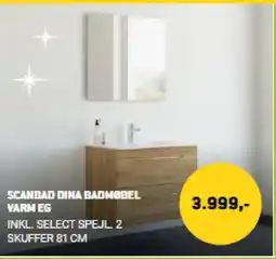 XL-BYG Scanbad Dina badmobel varm eg tilbud