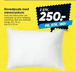 Bilka Hovedpude med memoryskum tilbud