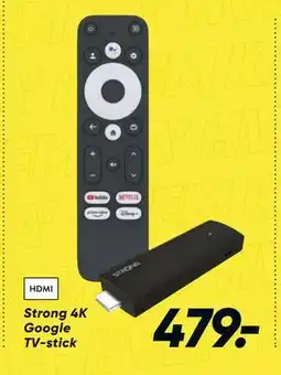 Bilka Strong 4K Google TV-stick tilbud