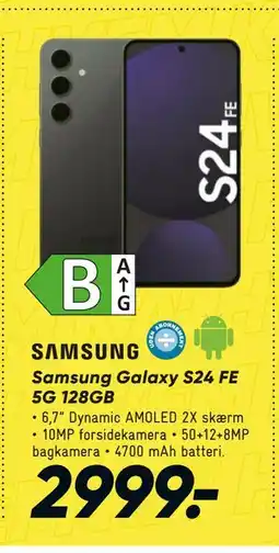 Bilka Samsung Galaxy S24 FE 5G 128GB tilbud