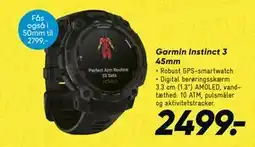 Bilka Garmin Instinct 3 45mm tilbud