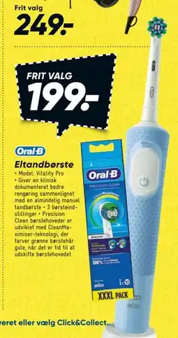 Bilka Eltandbørste tilbud