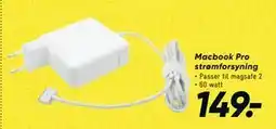 Bilka Macbook Pro strømforsyning tilbud