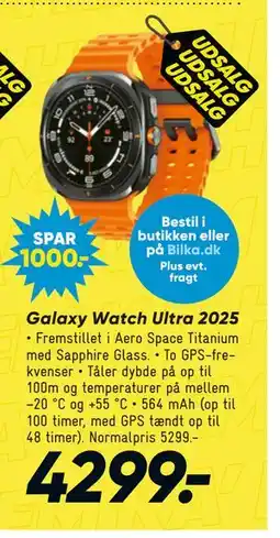 Bilka Galaxy Watch Ultra 2025 tilbud