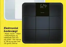 Bilka Elektronisk badevægt tilbud