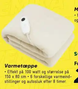 Bilka Varmetæppe tilbud
