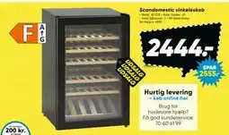 Bilka Scandomestic vinkøleskab tilbud