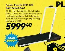 Bilka Everfit TFK-135 Slim løbebånd tilbud
