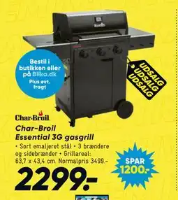 Bilka Char-Broil Essential 3G gasgrill tilbud