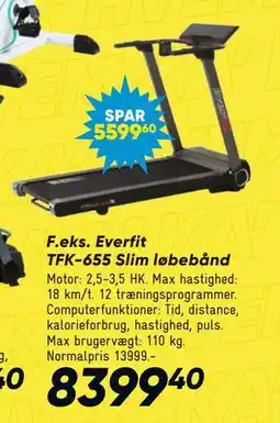 Bilka Everfit TFK-655 Slim løbebånd tilbud
