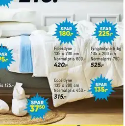 Bilka Cool dyne 135 x 200 cm tilbud