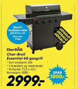 Bilka Char-Broil Essential 4G gasgrill tilbud