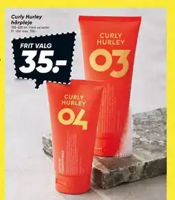Bilka Curly Hurley hårpleje tilbud