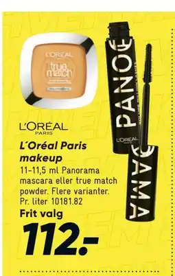 Bilka L´Oréal Paris makeup tilbud