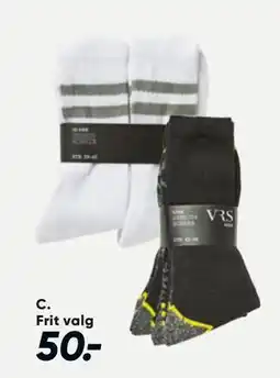 Bilka 10-pak tennisstrømper eller 5-pak jobsokker tilbud