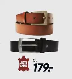 Bilka Skindbælte til herre tilbud