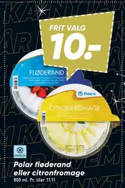 Bilka Polar flød erand eller citronfromage tilbud