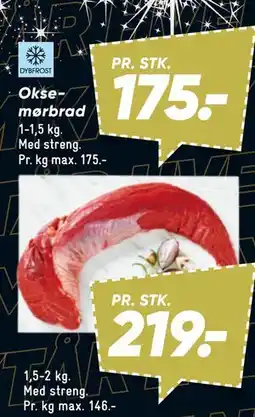 Bilka Okse mørbrad tilbud