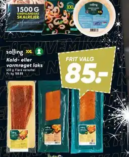 Bilka Kold- eller varmrøget laks tilbud